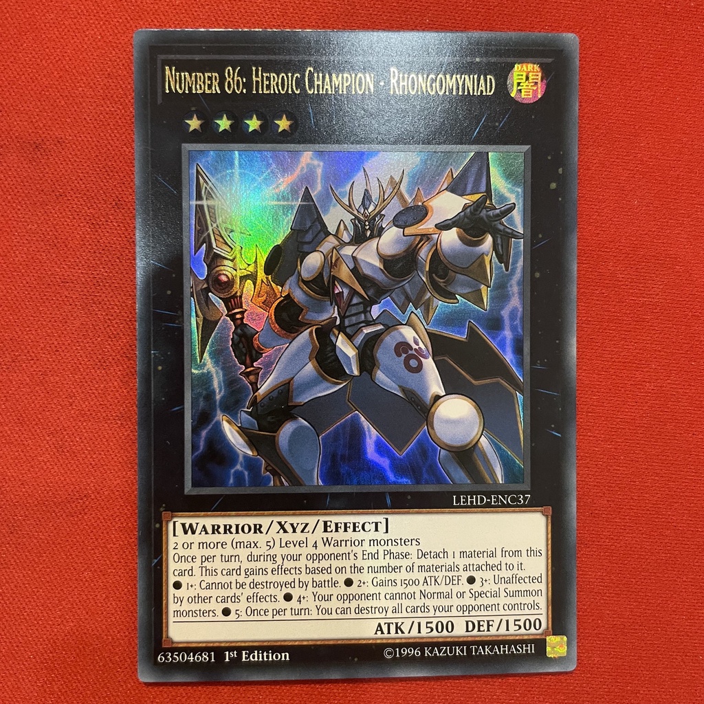 Thẻ Bài Yugioh Chính Hãng] Number 86: Heroic Champion-Rhongomyniad