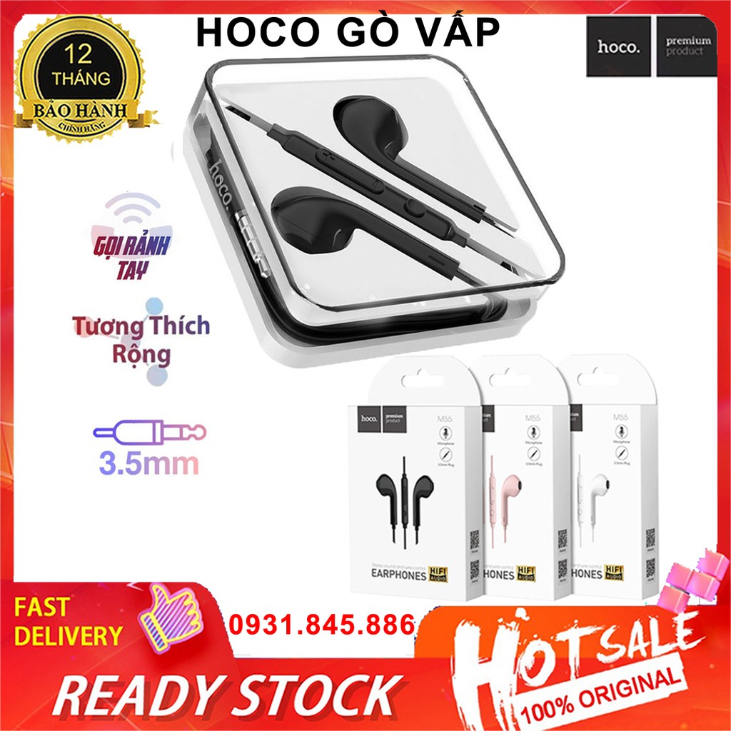 ⚡MỚI⚡Tai Nghe Nhét Tai Hay Hoco M55 M100 PLUS Cho Điện Thoại iPhone Samsung Huawei Xiaomi Oppo iPad HÀNG CHÍNH HÃNG