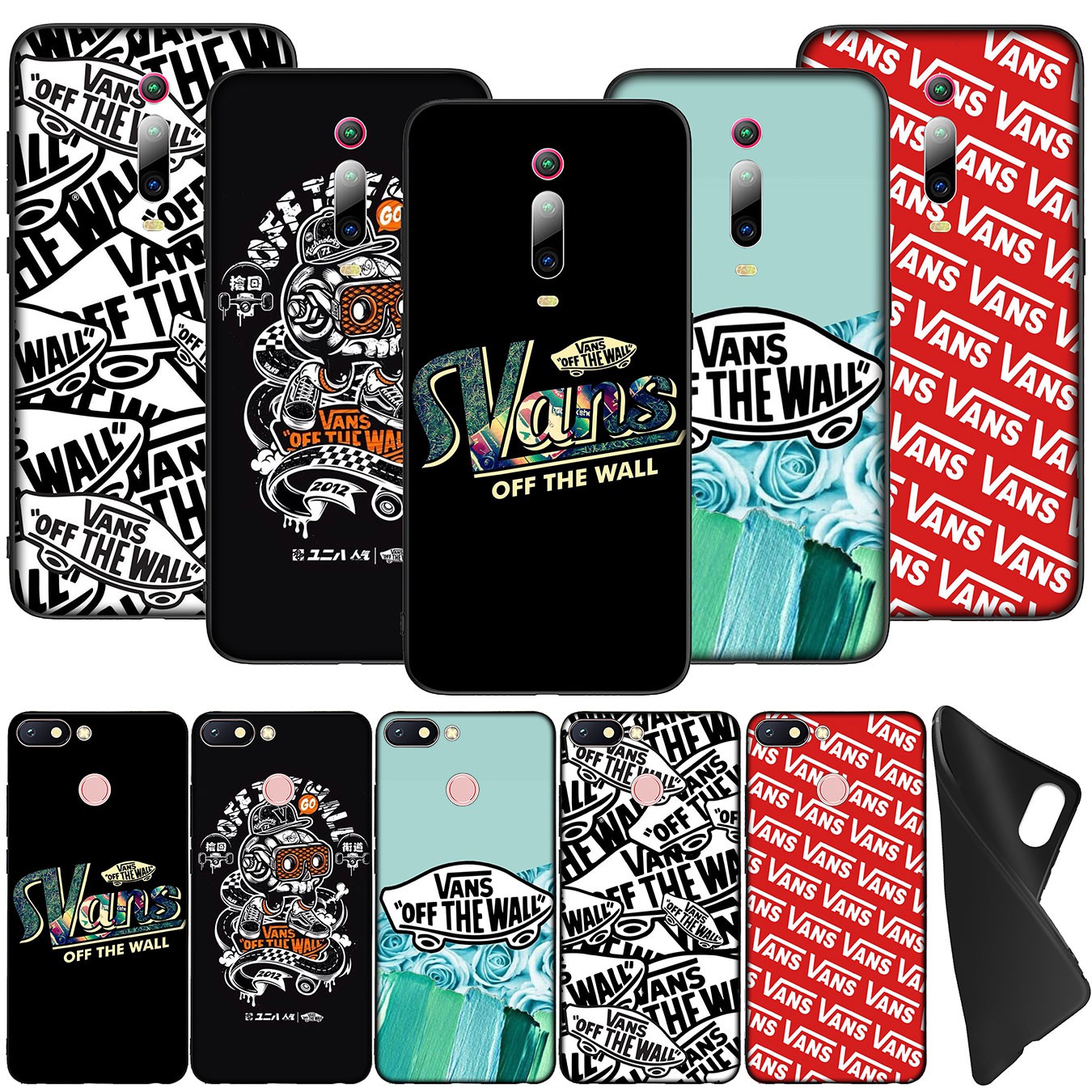 Soft Silicone iPhone 11 Pro XR X XS Max 7 8 6 6s Plus + Cover VANS Fashion Phone Case