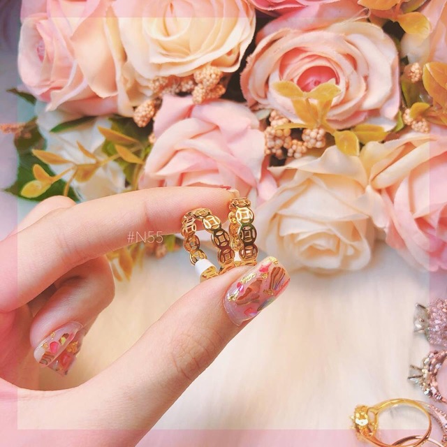 Nhẫn titan kim tiền tài lộc ko đen - |Nguyễn Trà Dương|