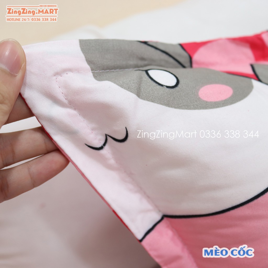 (Giá hủy diệt) Vỏ Gối Nằm Cotton poly 45x65cm (Nhiều mẫu mới)