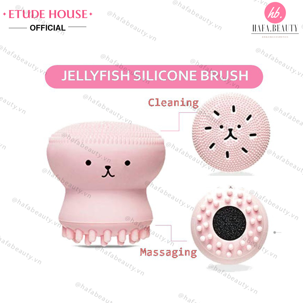 [CHÍNH HÃNG]Cọ Rửa Mặt Bạch Tuộc Etude House My Beauty Tool Exfoliating Jellyfish Silicon Brush _ Etude House Chính Hãng