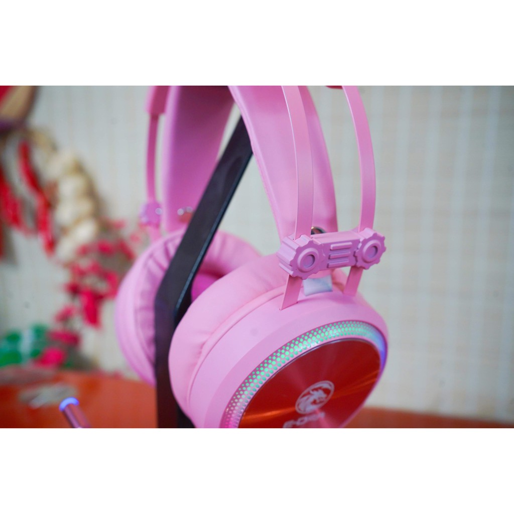 Tai nghe E-Dra EH412 Pro Pink led RGB, âm thanh 7.1 - Hàng chính hãng