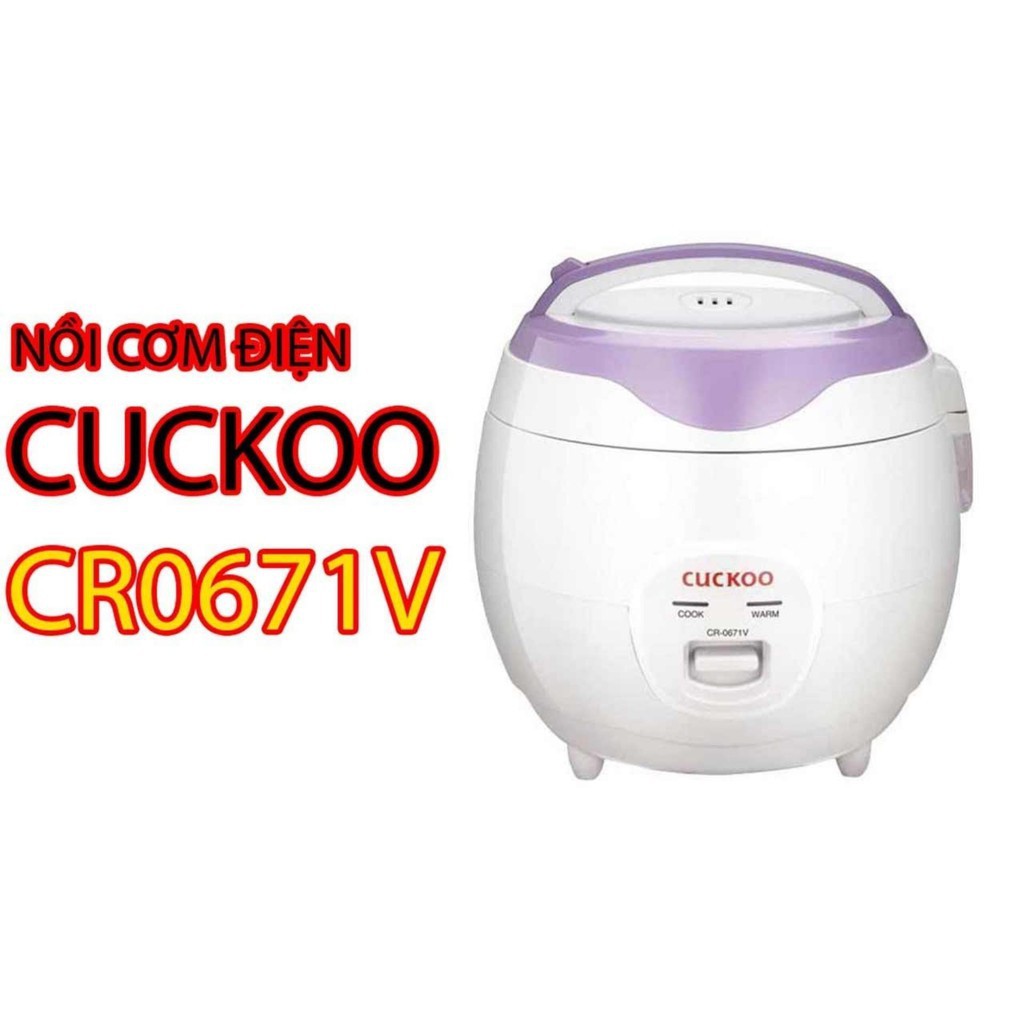 Nồi cơm điện cơ Cuckoo CR0671V 1L - Bảo hành 2 năm