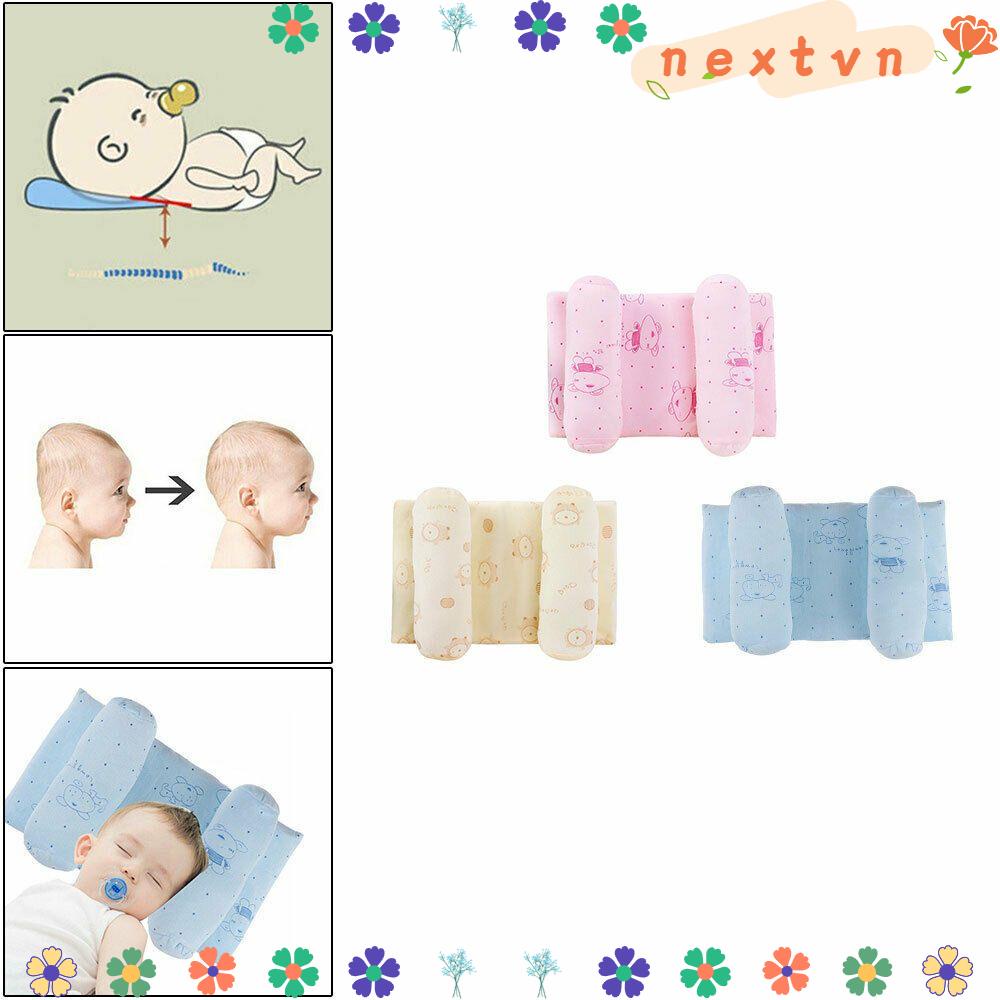 Gối ngủ mềm mại cố định đầu và cổ chống lăn tiện lợi dành cho trẻ em với nhiều màu lựa chọn