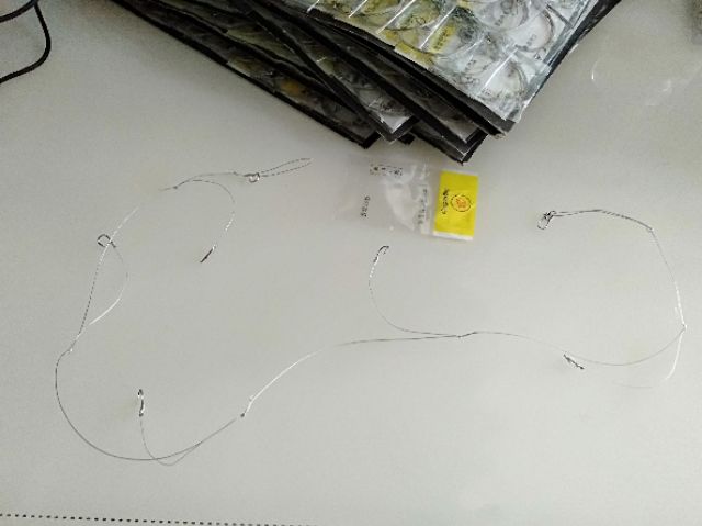 Thẻo cáp câu cá , thẻo 5 lưỡi.