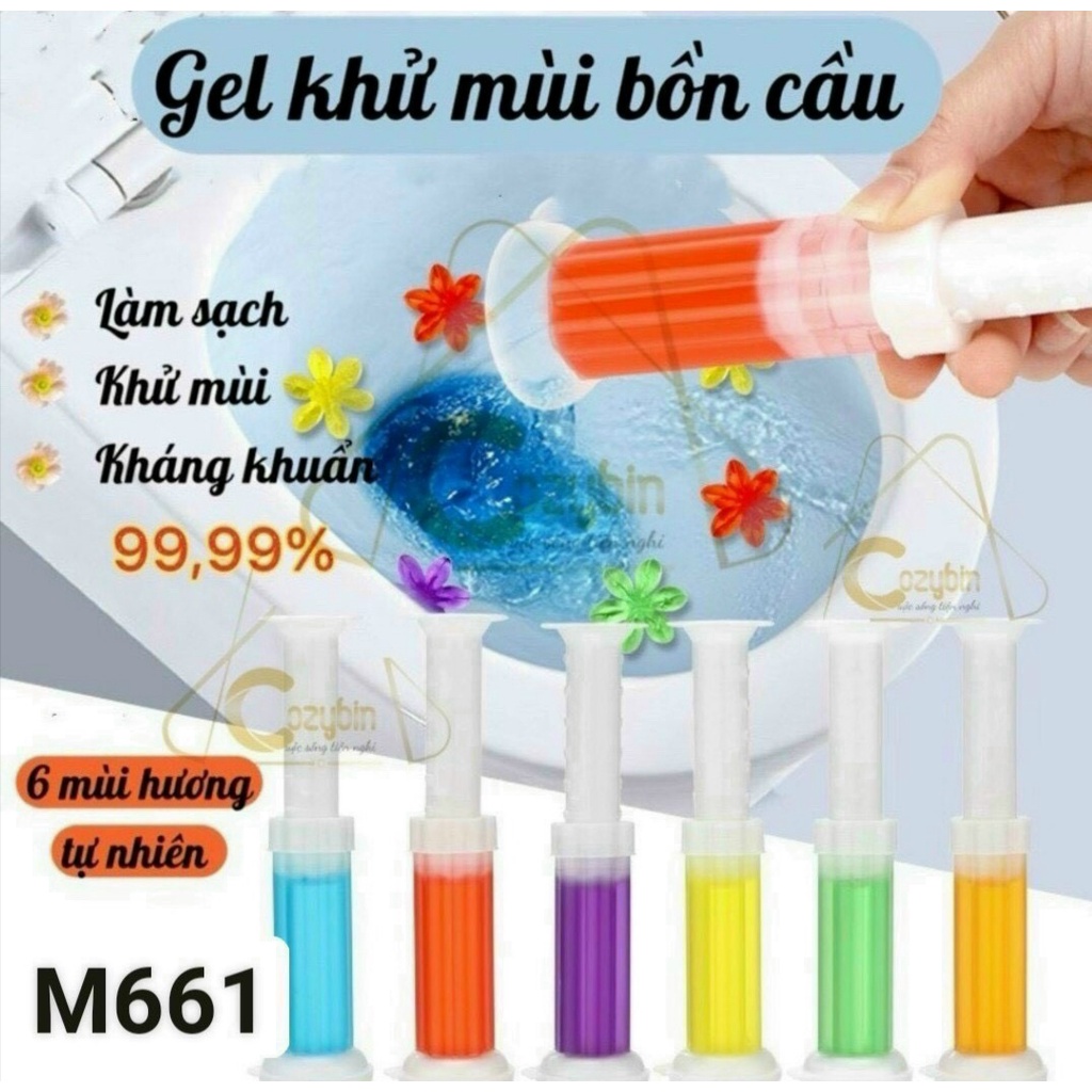 Gel thơm KHỬ KHUẨN, KHỬ MÙI, DIỆT KHUẨN toilet, bồn cầu