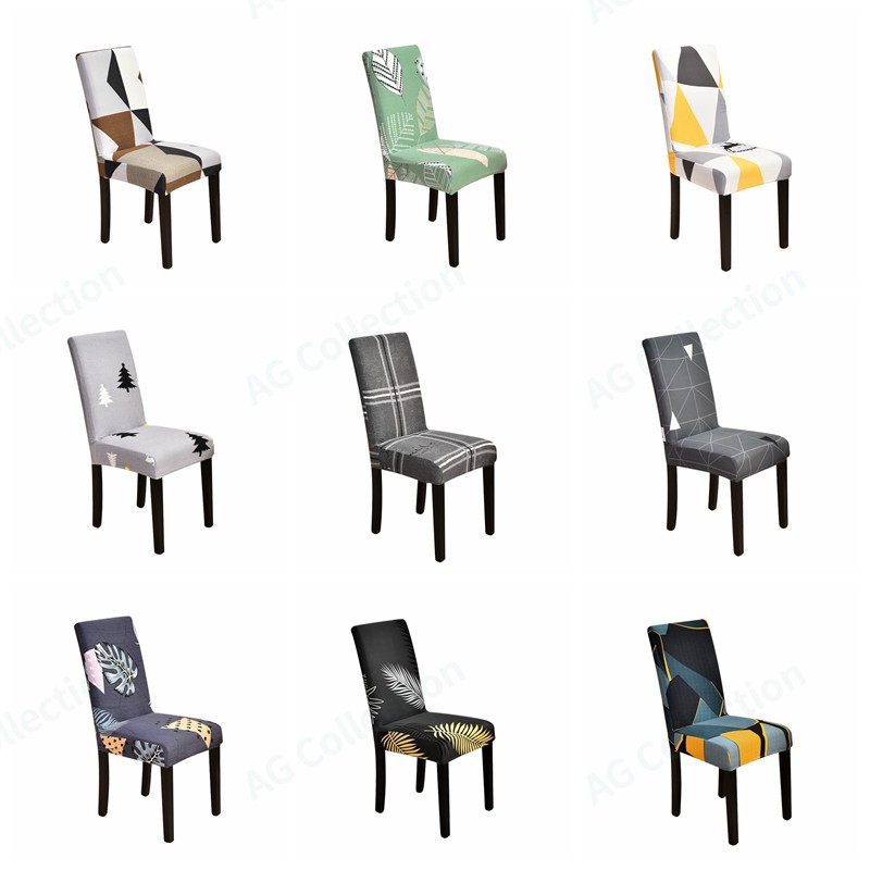 Bọc ghế co giãn chống bụi họa tiết lá cây