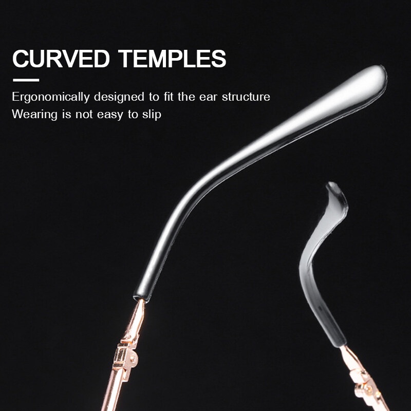 Kính Đọc Sách Chống Ánh Sáng Xanh Đa Năng Khung Kim Loại Ốp