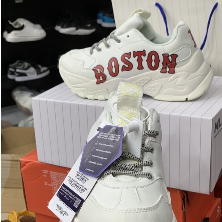 Gìay MLB Boston Big Ball Chunky Nam/Nữ 1:1 full bill box tui hộp phụ kiện