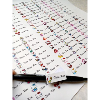 220 Sticker tên bé dán đồ dùng học tập