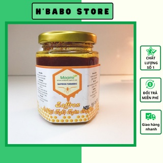 50GR Tinh Bột Nghệ +1GR Saffron(Nhuỵ Hoa Nghệ Tây) Ngâm Mật Ong Nguyên Chất Maami [Hũ 200ml]