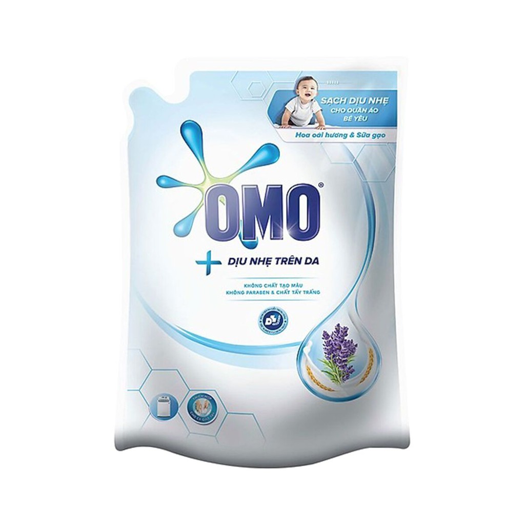 Nước giặt OMO dịu nhẹ trên da 2kg