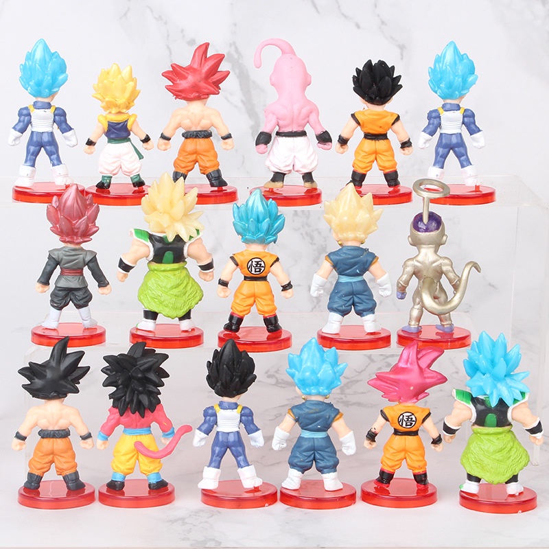 Mô hình Dragon Ball chibi nhân vật 7 Viên Ngọc Rồng Songoku - Kiểu 16 nhân vật - 0IX0