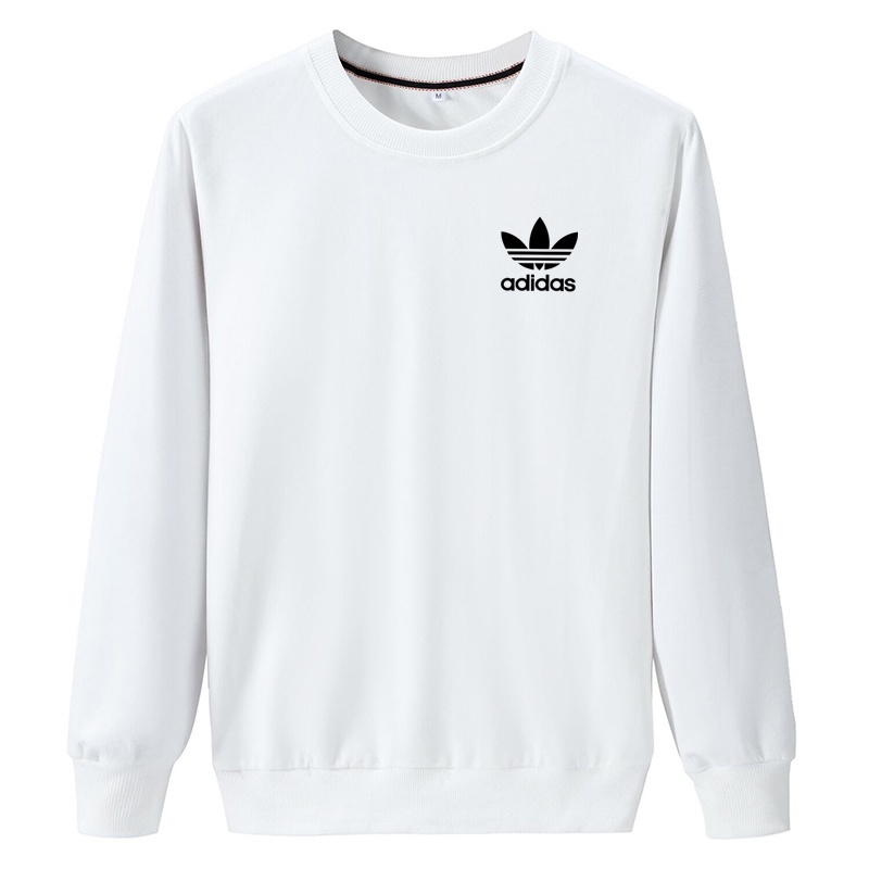 Áo Sweater Adidas cổ tròn in chữ trẻ trung năng động cho nam