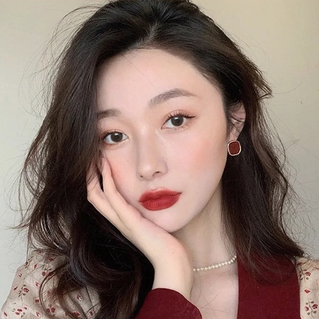 Bông tai mạ bạc 925 hình giọt nước sang trọng