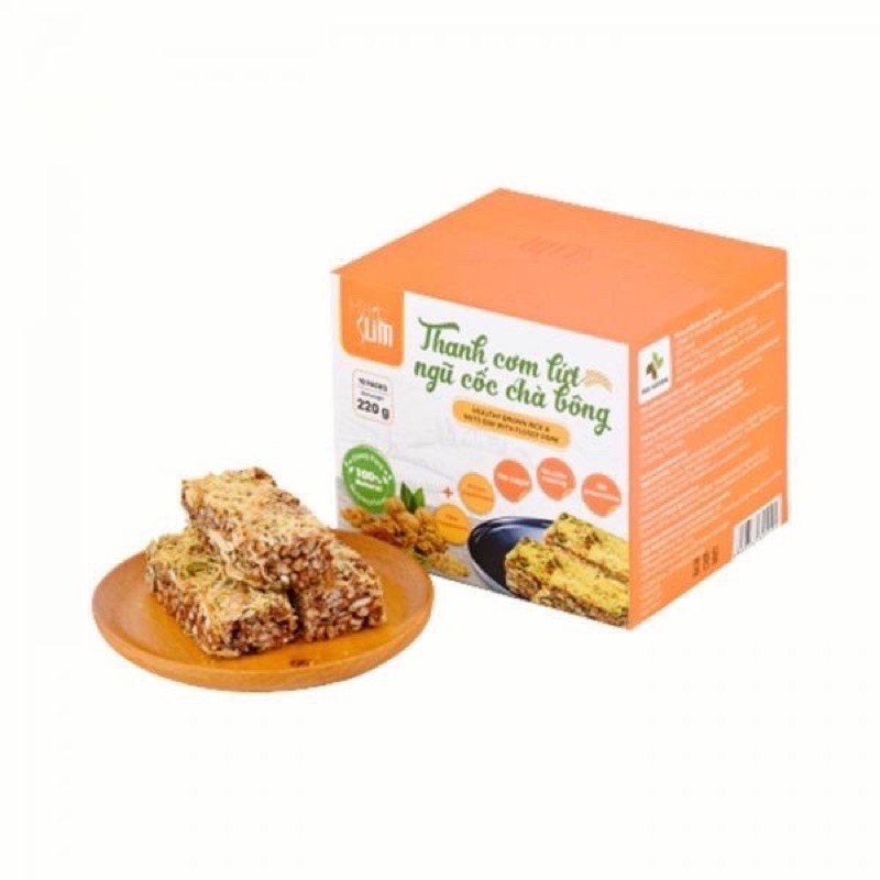 BÁNH THANH CƠM LỨT NGŨ CỐC HAEBSLIM 2 Vị CHÀ BÔNG_ RONG BIỂN