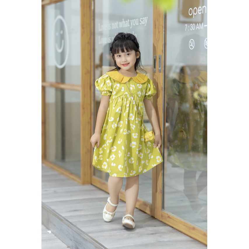 Đầm cho bé gái  - Babystore88 - váy công chúa bé gái hàng thiết kế 1 2 3 4 5 6 7 8 9 10 11 12 tuổi V25