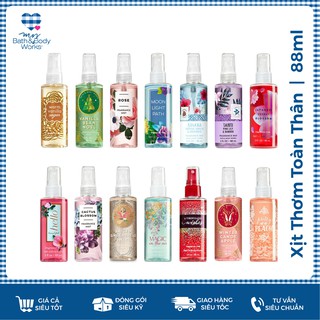 [RẺ VÔ ĐỊCH] XỊT THƠM NƯỚC HOA TOÀN THÂN BATH & BODY WORKS MIST (88ML)