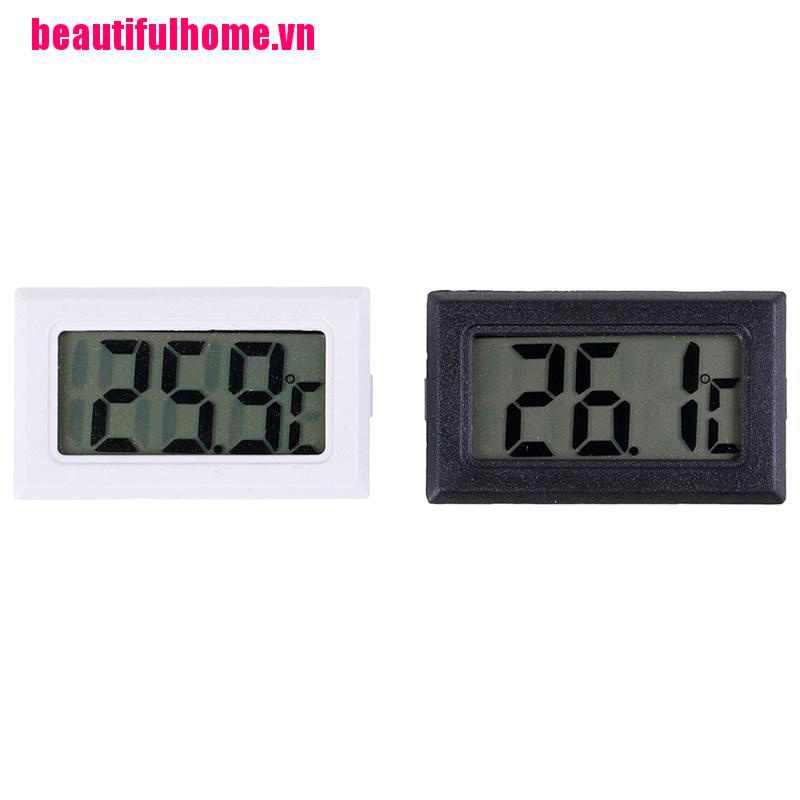 1 Máy Đo Nhiệt Độ Và Độ Ẩm Màn Hình Lcd Kỹ Thuật Số