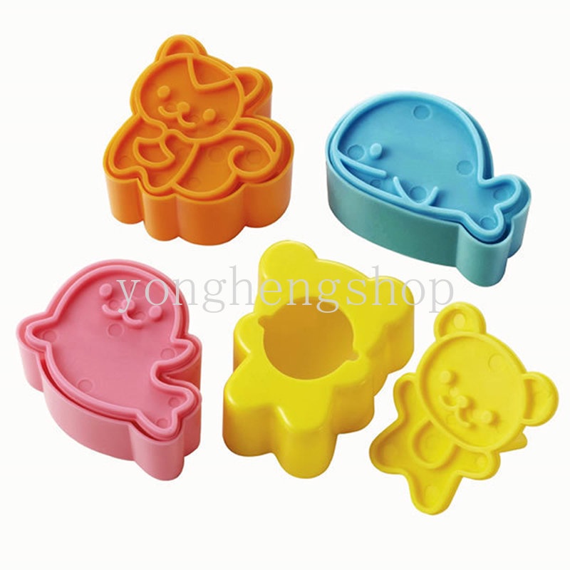 Set 4 Khuôn Cắt Bánh Quy Tạo Hình Động Vật Dễ Thương