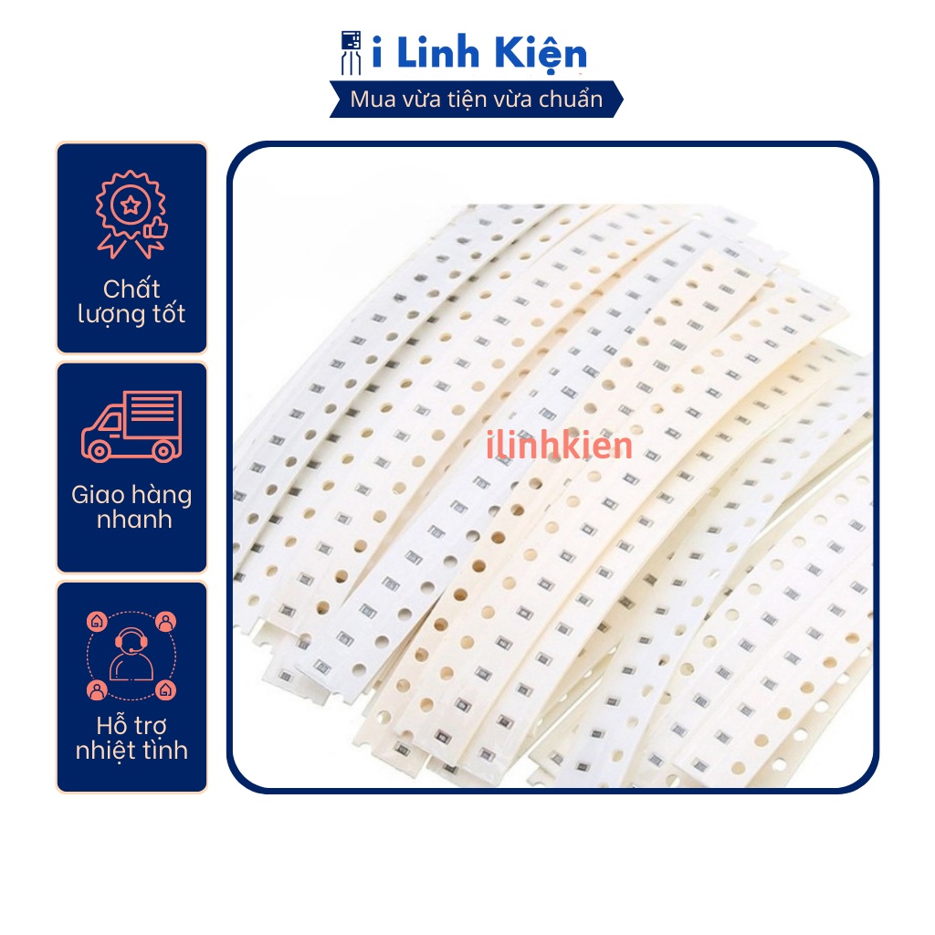 Điện trở dán 10R 1206 1% chất lượng tốt