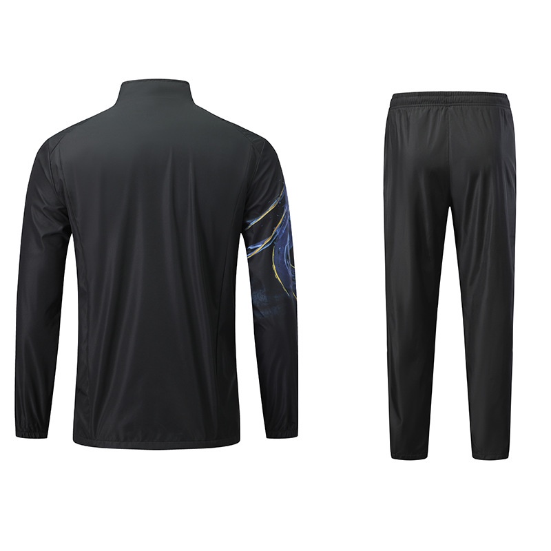 Bộ Đồ Thể Thao Dài Tay Thấm Hút Mồ Hôi Nhanh Khô Có Khóa Kéo Thời Trang Thu Đông Mới Cho Nam Và Nữ