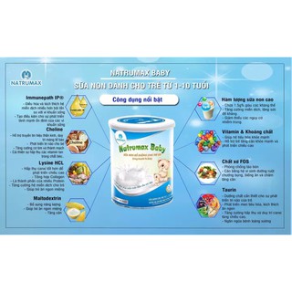 Sữa non Natrumax Baby 800g