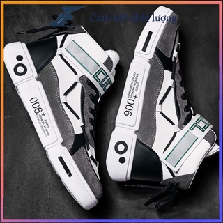 Giày thể thao nam cổ cao phong cách Hàn Quốc mẫu mới 2022