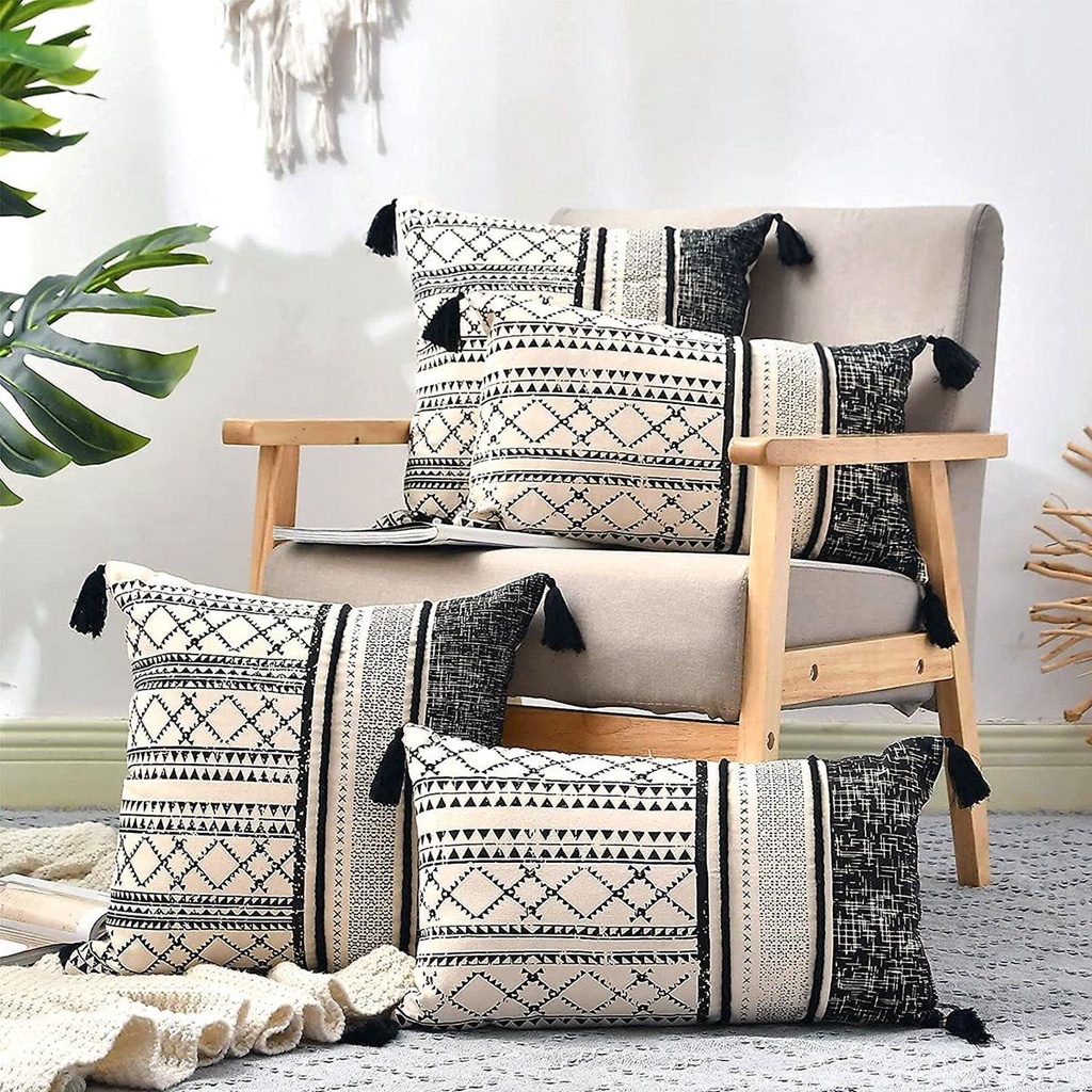 Vỏ Gối Mềm Mại Trang Trí Phòng Khách Phong Cách Boho