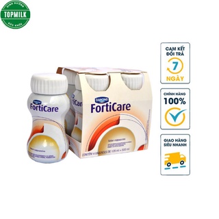 Sữa nước Nutricia Forticare Lốc 4 Chai 125ml  Vị Cam Chanh