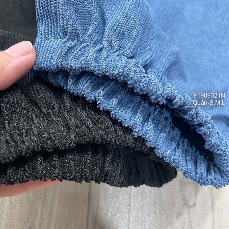 Quần dài bag gy lưng thun tem trắng bo ống TT2009