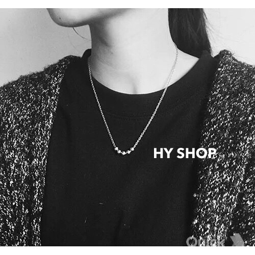 Vòng cổ titan phối bi tròn siêu bền cá tính thép y tế không gỉ không dị ứng - dây chuyền Unisex BTS