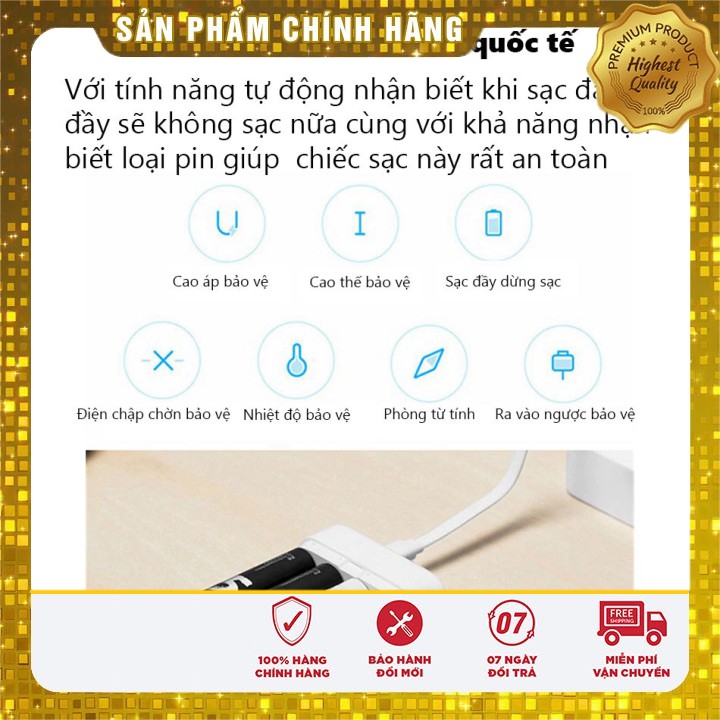 [Sale] Bộ sạc pin tiểu AA, AAA Xiaomi ZMI .