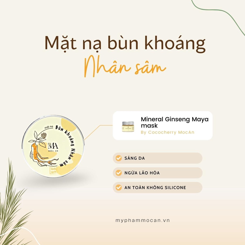 [Bạn mới nhập COSHBM -50% đơn 0Đ] Mặt Nạ Bùn Khoáng Mộc An Giúp Giảm Mụn, Dưỡng Da Tươi Trẻ Mineral Maya Mask 50g | WebRaoVat - webraovat.net.vn