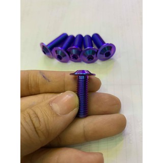 Ốc dĩa titanium GR5 8*25 dĩa mỏng