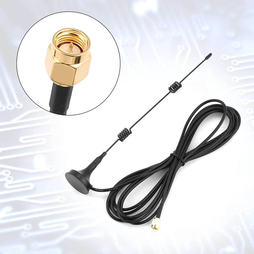 Ăng Ten Khuếch Đại Tín Hiệu Wifi 2.4ghz 3dbi Kèm Đế Đỡ 5 X | BigBuy360 - bigbuy360.vn