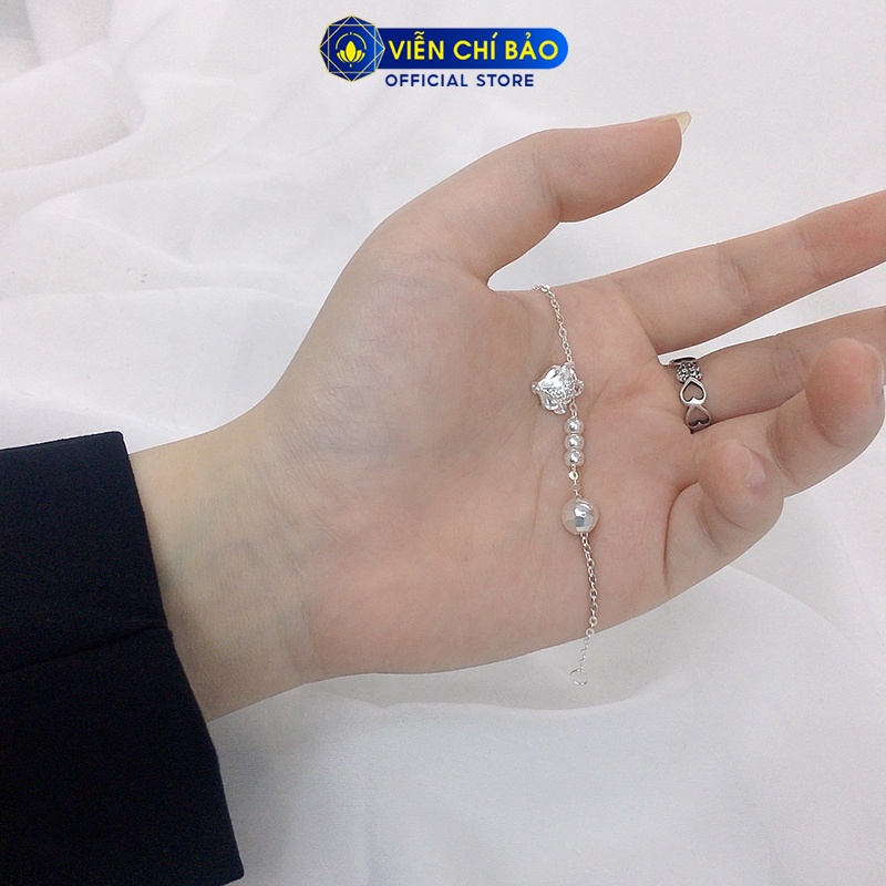 Lắc tay bạc nữ Viễn Chí Bảo Cửu Vỹ Hồ Ly chất liệu bạc 925 phụ kiện trang sức L200074x-T