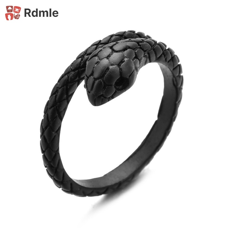 Nhẫn Đeo Tay Hình Rắn Linh Hồn Phong Cách Retro Thời Trang unisex