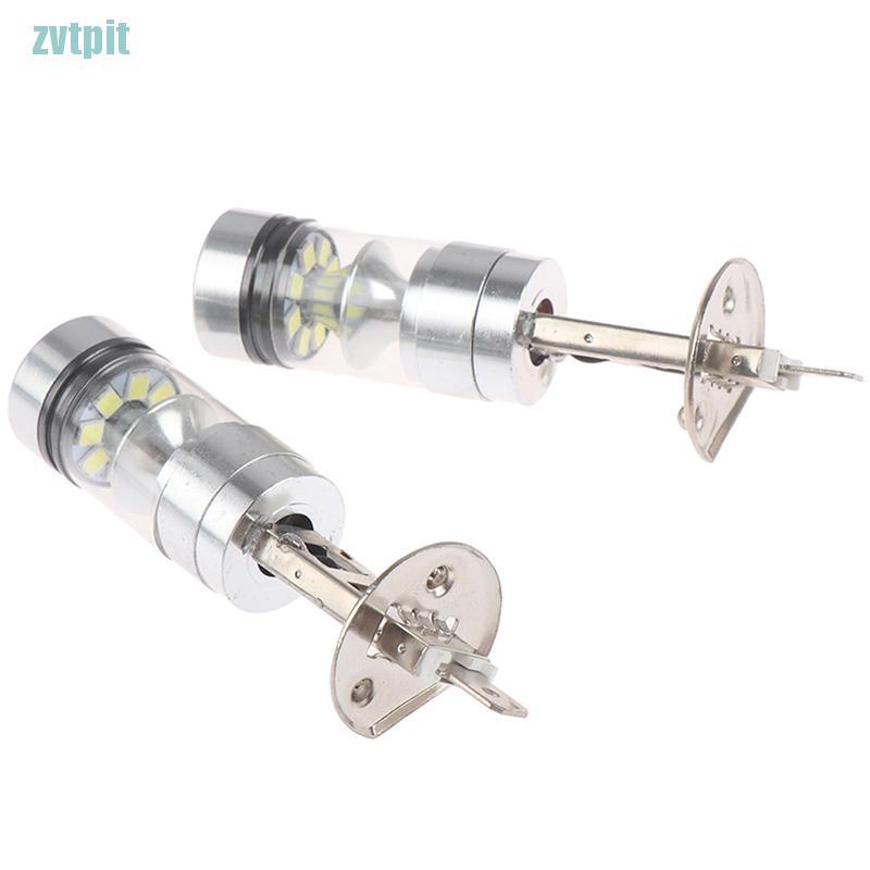 [ZVT] 2PCS H1 100W car LED high  headlight bulb 6000K super white 1000LM  PT