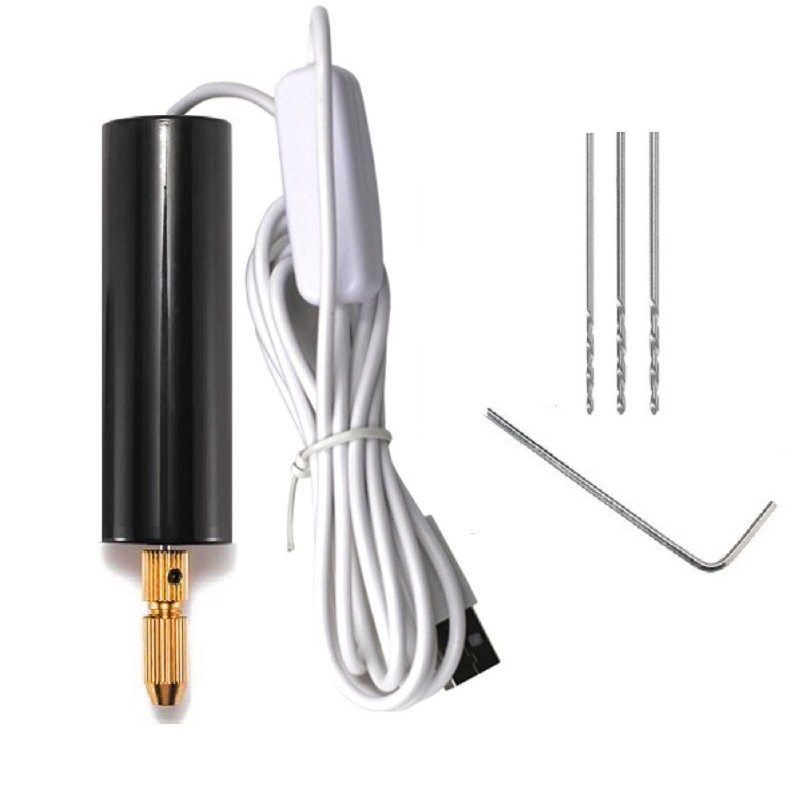 Máy khoan điện tử mini cầm tay dùng nguồn usb