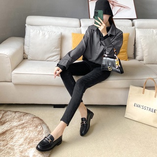 Giày Lười Da Mềm Thời Trang Thanh Lịch Cho Nữ