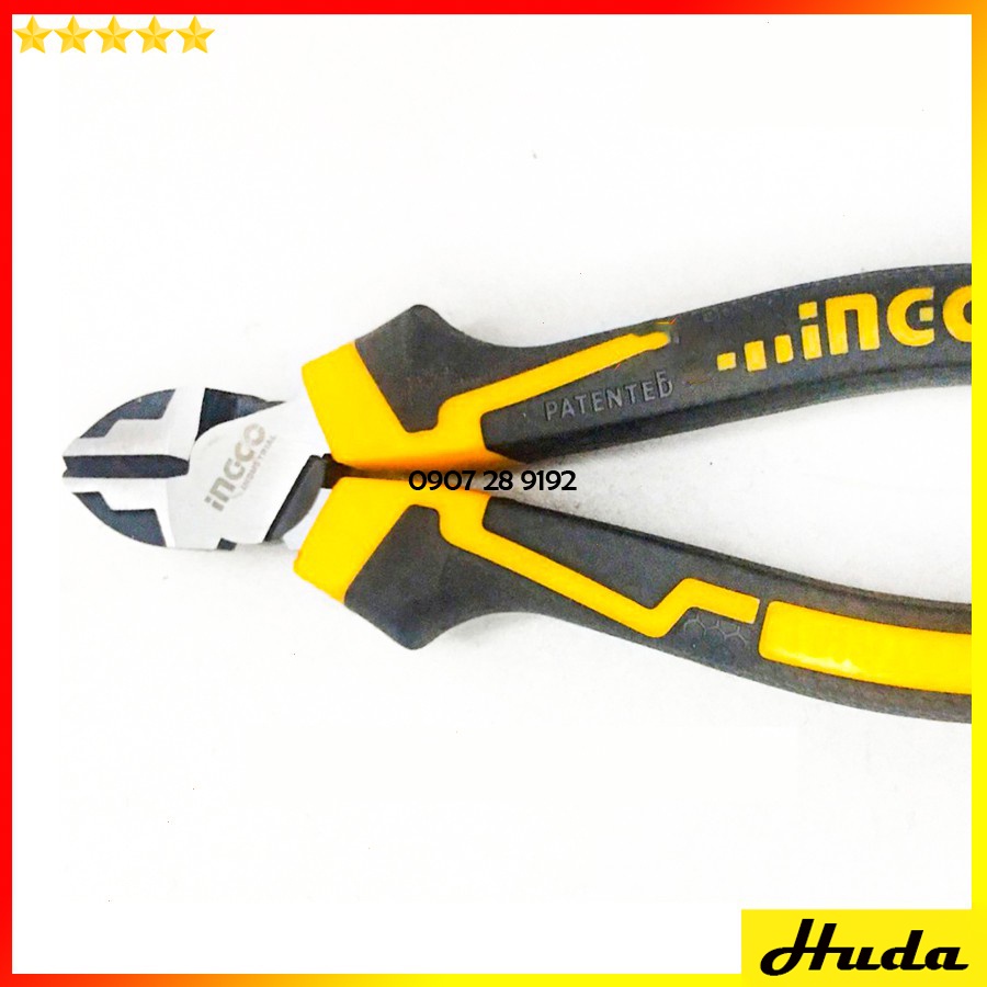 Kìm cắt dài 160mm 180mm cao cấp Total Ingco kềm cắt cáp dây điện sắt kim loại thép Cr-V siêu cứng POI