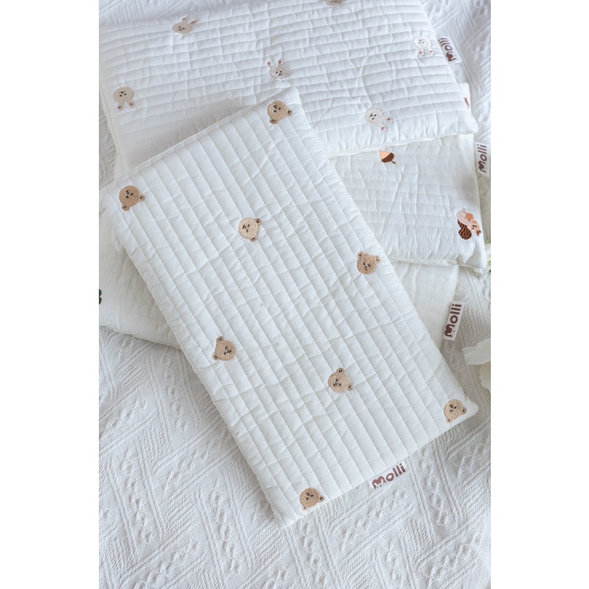GỐI CAO SU NON MOLLI CHO BÉ - KÍCH THƯỚC 28x38 cm