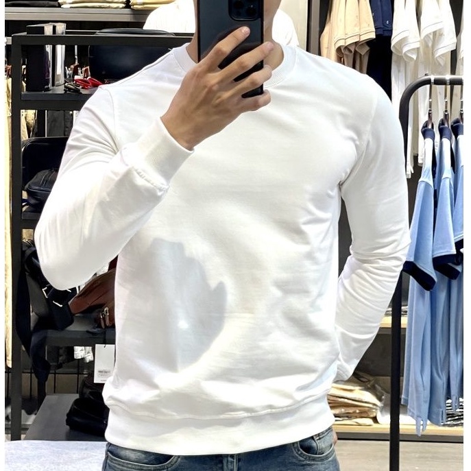 ÁO NỈ SWEATER DA CÁ ĐAN CHÉO
