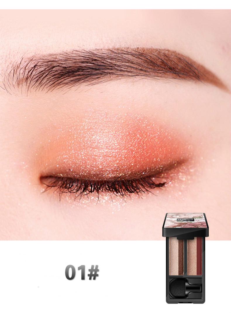 Bảng Phấn Trang Điểm Mắt SENANA Hai Màu Gradient Lấp Lánh Chống Thấm Nước 4.8g | BigBuy360 - bigbuy360.vn