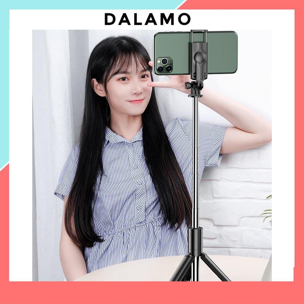 Gậy chụp ảnh tự sướng Bluetooth kiêm tripod 3 chân SELFIE Livestream S03 DALAMO | BigBuy360 - bigbuy360.vn