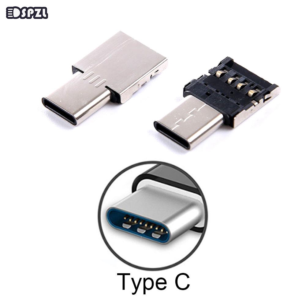 Type-C OTG Adapter Converter Silver Connector Mouse Keyboard Mini Type C USB Ipads