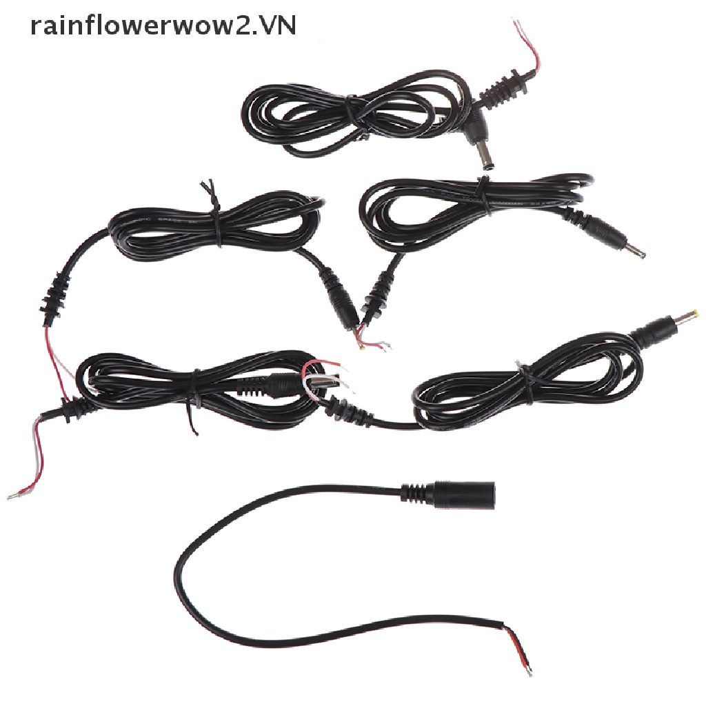Dây Cáp Cắm Nguồn DC Đầu Ra 2.5 * 0.7 / 3.5 * 1.35 / 4.0 * 1.7 / 5.5 * 2.1mm Chuyên Dụng