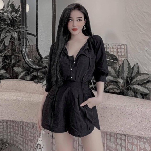 Jumpsuit Tay Lửng Thời Trang Dành Cho Nữ | BigBuy360 - bigbuy360.vn